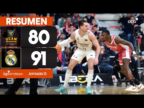 UCAM Murcia - Real Madrid (80-91) RESUMEN | Liga Endesa 2025-26