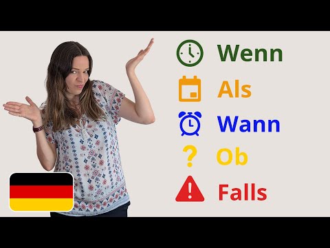 Deutsch B1+/B2 - wenn, als, wann, ob, falls einfach erklärt