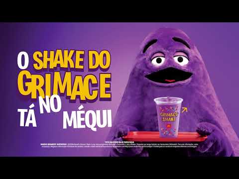O Grimace Shake chegou no Brasil!