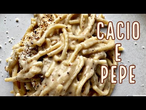 Come si fa la cacio e pepe? Cacio e pepe perfetta, cremosa #facile #autentica