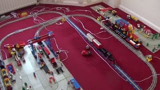 YouTube thumbnail: Vintage 12v Lego Train Layout From 7777 Idea  Book  - Overview