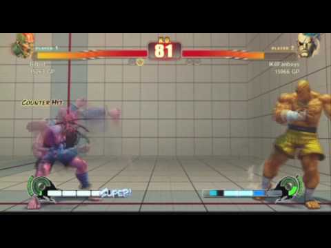 SF4: G1 Dhalsim v Sagat XBL HD 20090912