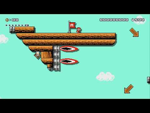 There & Back Again: Air Assault by Michael ~ FIRST CLEAR! - SUPER MARIO MAKER - NO COMMENTARY 1bg