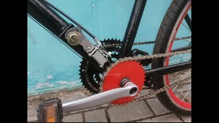 making reverse gear in a bicycle