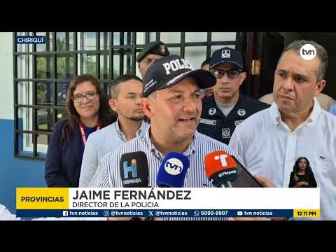 Nuevo puesto policial en Santo Domingo de Bugaba operará 24 horas para reforzar la seguridad