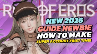 Rise of Eros NEW 2026‼️GUIDE NEWBIE for First Time Play Game RISE OF EROS‼️