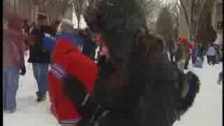 snow angels in Bismark