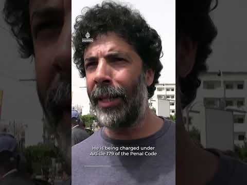 Calls for Moroccan rapper’s release outside a Casablanca court | AJ #shorts