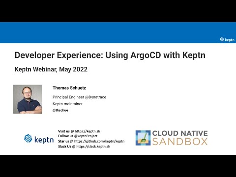 Using ArgoCD with Keptn: Developer Experience in 10 minutes