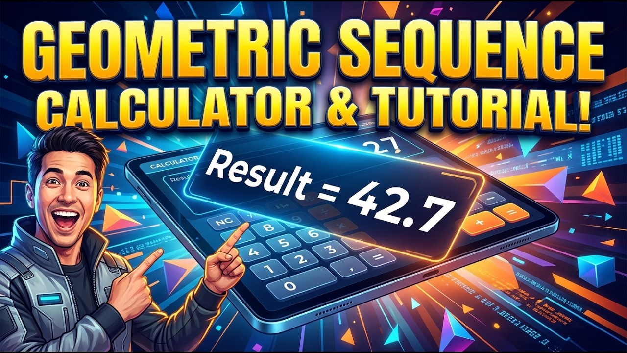Geometric Sequence Interactive Calculator