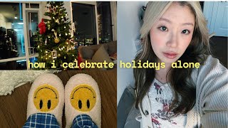 holiday vlog - how i celebrate holidays when im apart from family