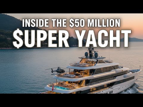 INSIDE THE $50,000,000 SUPERYACHT: A Tour of Unparalleled Luxury @digitalhorizonspro #automobile 