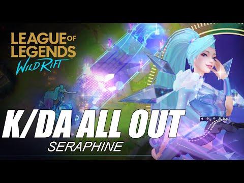 K/DA All Out Seraphine Skin Spotlight - WILD RIFT