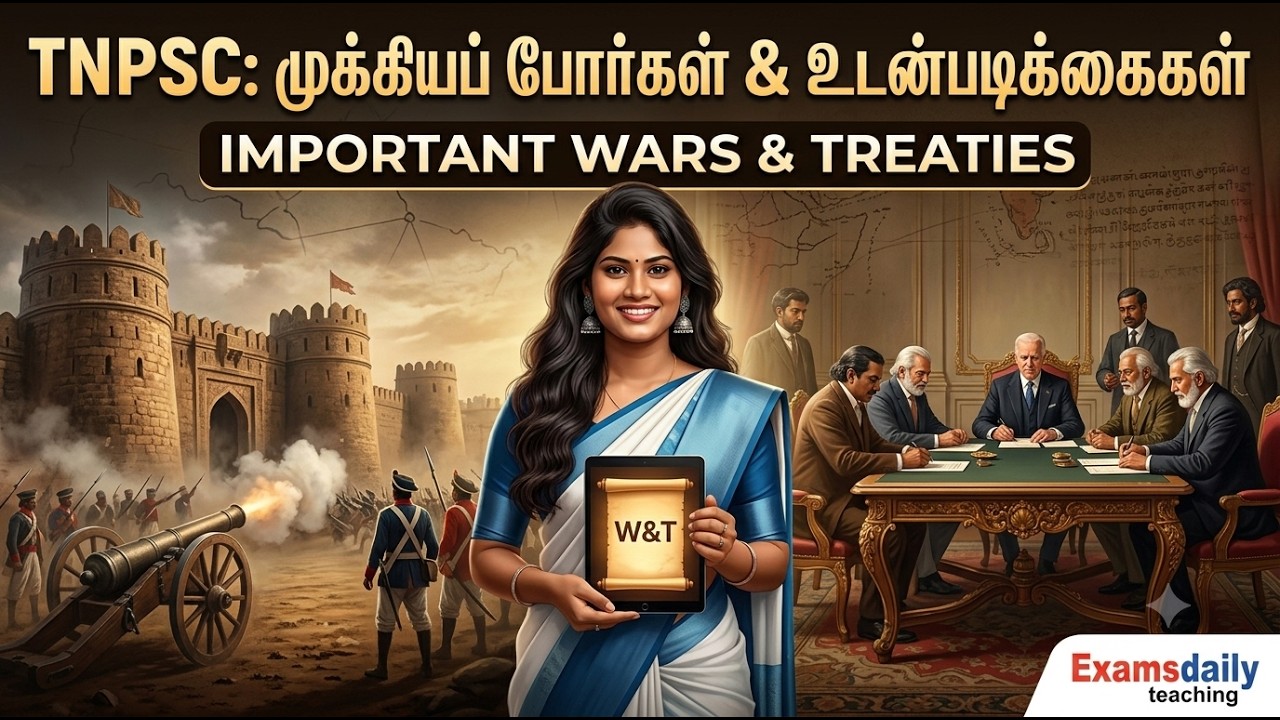 TNPSC IMPORTANT WARS AND TREATIES
