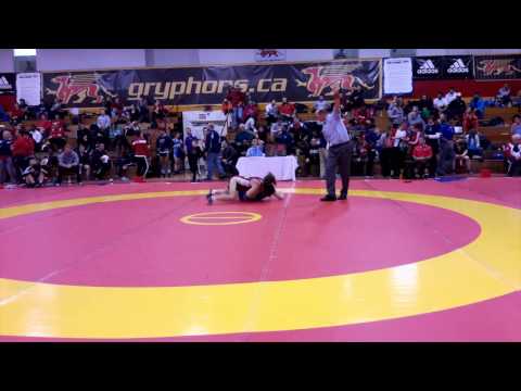 2015 Guelph Open: 63 kg Breanne Graham vs. Kathleen Kent