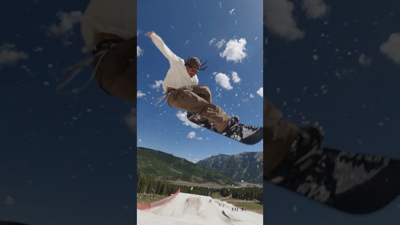 Summertime snowboarding at Woodward Copper
