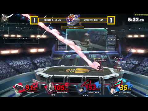 Regular Bairs #399 - SSBU Doubles - Losers Finals - Conman & Lagiakai vs. Mercury & PokefanZ