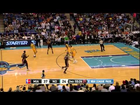 LeBron James 36 points (6 consecutive 3 pointers) vs New Orleans Hornets full highlights 03/29/13 HD