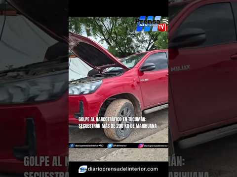 🚨🚔 Golpe al narcotráfico en Tucumán: secuestran más de 200 kg de marihuana