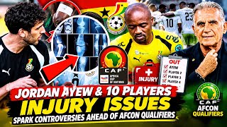 BLACK STARS CAMP NEWS - Jordan Ayew Injury Accessed, Ibrahim Rahman Arrives In Black stars camp