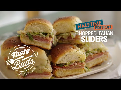 Halftime Recipe: Chopped Italian Sliders