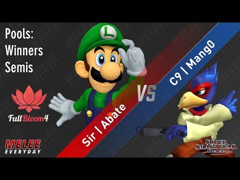 Full Bloom 4 - Sir | Abate (Luigi) vs. C9 | Mang0 (Falco) - SSBM - Pools - Winners Semis