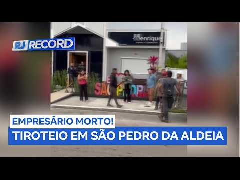 Empresário é morto a tiros após discussão dentro da própria empresa em São Pedro da Aldeia