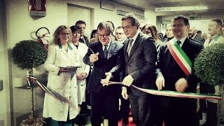 preview picture of video 'Roberto Maroni, governatore della Lombardia, inaugura la nuova ala dell'Ospedale di Gavardo'
