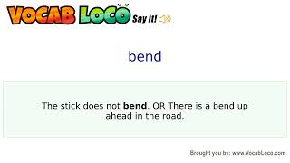 Video thumbnail for bend