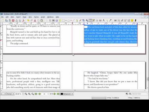 How to Typeset a Novel in Scribus Part 10: Other Typesetting Ideas