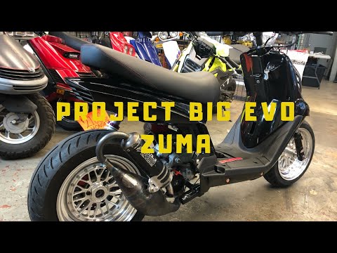 Yamaha zuma prebug big evo BUILD part 2