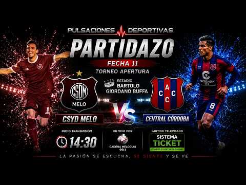 SYD MELO VS CENTRAL CORDOBA 11° FECHA APERTURA  LRFL