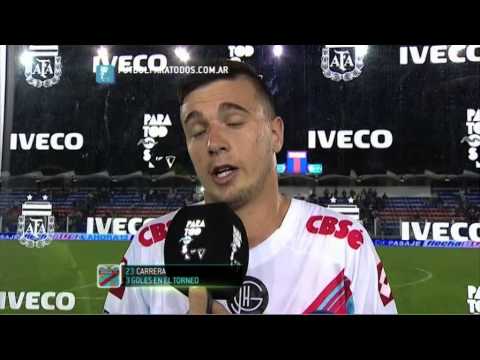 Carrera: "Nos cuesta mucho sumar de visitante". Tigre 1 - Arsenal 1. Fecha 12. Primera 2014. FPT