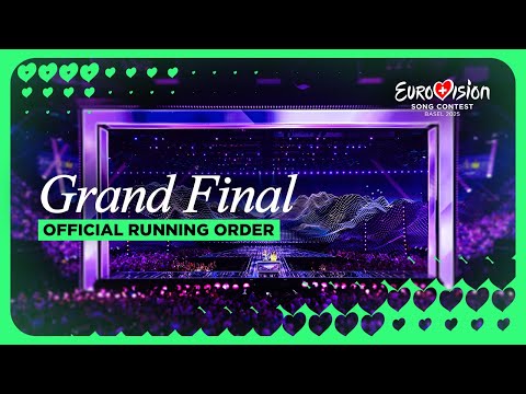 Eurovision 2025 | Grand Final | Official Running Order | Recap Of All The Songs