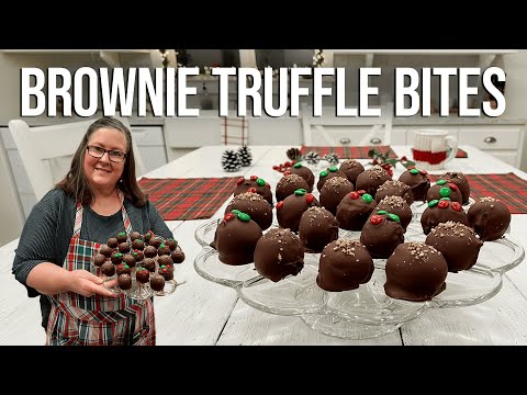 How To Make Brownie Truffle Bites (Perfect for Christmas!)