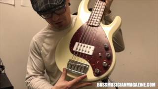 Video thumbnail for Bass Musician Magazine Reviews - Ernie Ball Music Man 30th Anniversary Stingray 5-String bass by Bass Musician Magazine