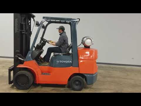 2002 Toyota 7FGCU45 Running and Operating