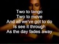 Vanessa Daou - Two to Tango [On Screen Lyrics]