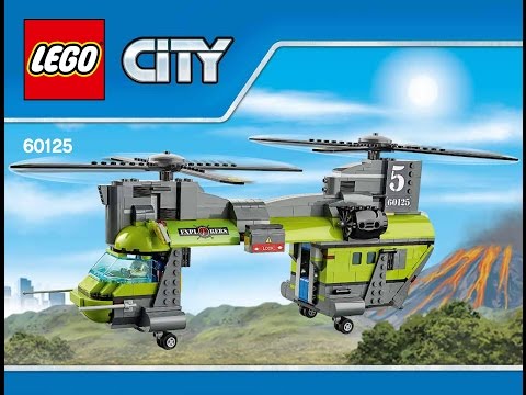 Lego City Volcano Heavy-lift Helicopter 60125 Instructions DIY Book 5 Helicopter