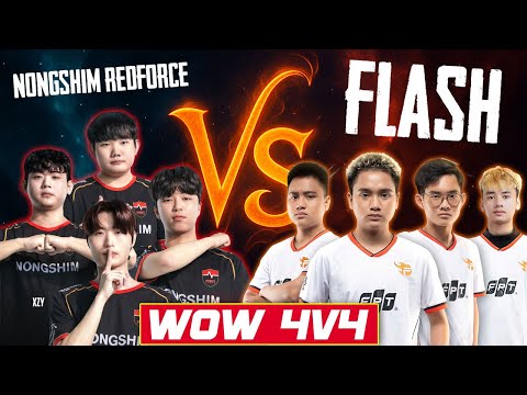 PUBG Mobile Vietnam : FL.win Gameplay WOW 4v4 - Flash VS Nongshim RedForce
