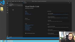 Create a project folder (Visual Studio Code), create a file and open the Terminal (2/5)