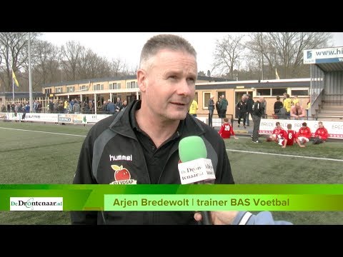 Trainer Arjen Bredewolt na Hatto Heim - BAS Voetbal 2-0