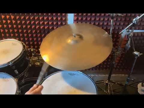 Used Zildjian A 60's 24" Ride 3916g w/ video demo of actual cymbal for sale image 5