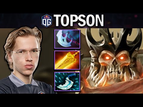 OG.TOPSON SMURF WRAITH KING WITH RADIANCE & MANTA - DOTA 2 7.28 GAMEPLAY