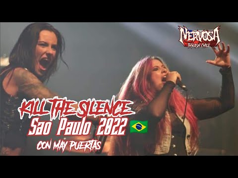 Nervosa w/ May Puertas - Kill the Silence Live Sao Paulo 2022