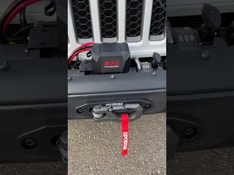 Winch install complete. @openroad4wd_official   #jeep #gladiator #winch