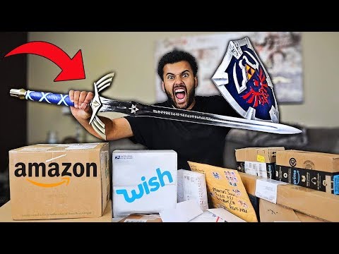 Someone Sent Me MYSTERY Packages Filled With Rare VIDEO GAME WEAPONS!! *You Won't Believe It...* Video