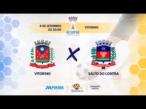 AO VIVO - COPA SUDOESTE DE FUTSAL AESUPAR 2026 - VITORINO X SALTO DO LONTRA