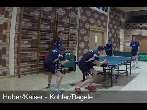 TTG Herren I - TTC Tuttlingen II: Doppel Huber/Kaiser - Kohler/Regele