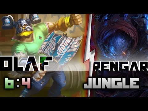 5.4 TheOddOne as Olaf vs Rengar in the Jungle!